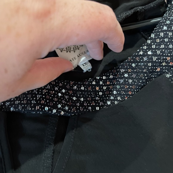 1x black cold shoulder top with sequin detail. - Picture 2 of 2